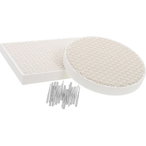 Kit de Soudure pour Bijoux et Orfèvrerie Plaque de Soudure Alvéolaire Céramique Petit Bloc Portable pour Fusion Soudage (1/5)
