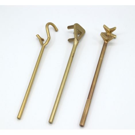 Chiave antiscintilla per valvole 250 mm manico piatto bronzo al berillio