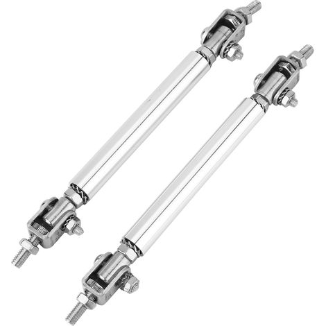 2 Barres de protection pare-chocs 75mm, tiges de lèvre séparateur universelles avant/arrière, support de fixation auto (1/5)