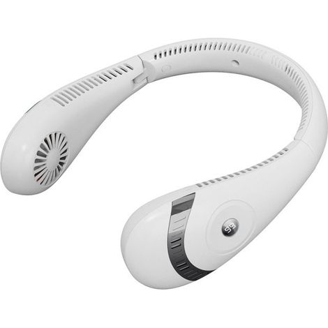 Ventilateur de cou pliable - Belle commode - Portable et sans pales - Affichage LED intelligent - 3 vitesses réglables (1/5)