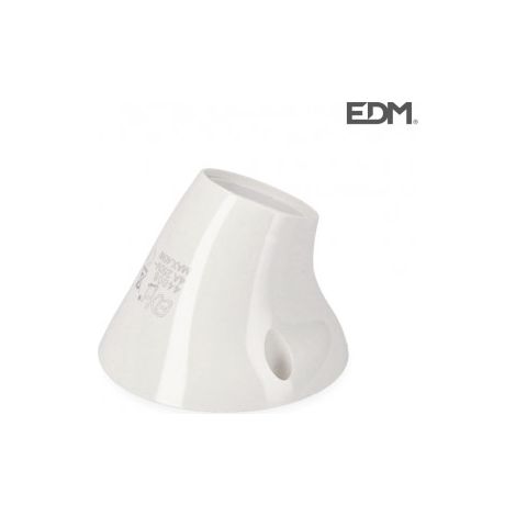 Portalámparas EDM Zócalo Curvo E27 (Retractilado)