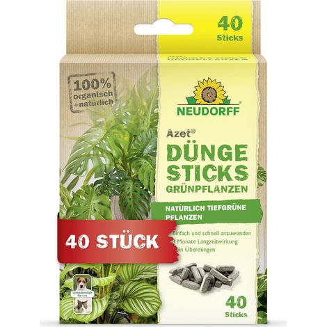 NEUDORFF® Azet® DüngeSticks für Grünpflanzen - 40 Sticks (1/5)