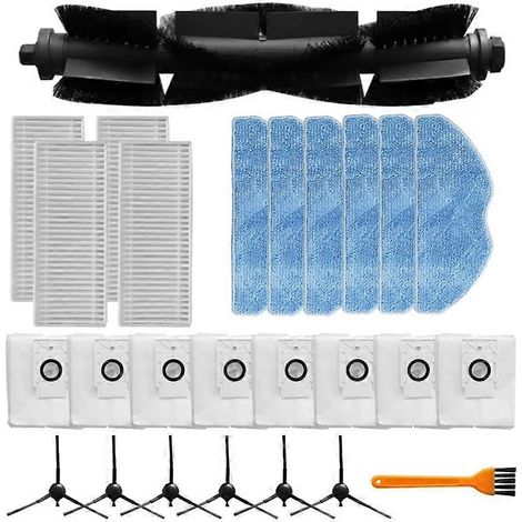 Filtre pour aspirateur brosse pour aspirateur Filtre de brosse pour aspirateur filtre de Main Brosse Filtre Serpillière Wipe Sac à poussière Side Brosse pour EZVIZ RE4 Plus/RE5 Plus Robot Aspirateur p (1/5)