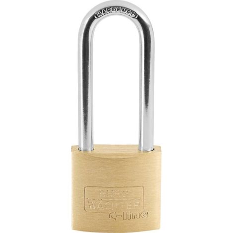 Burg-Wachter, lucchetto con 2 chiavi, 5 mm di spessore, a gancio lungo, C-Line HB 222 30 45 SB, confezione da 1 (1/5)