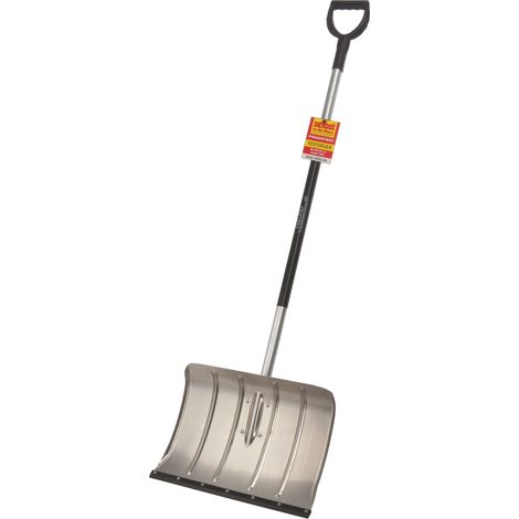 Pala da neve in alluminio Freund Victoria (dimensioni pala da neve 50x35 cm, manico in alluminio con impugnatura a D, lama in plastica con bordo laterale rialzato, lunghezza manico 125 cm) 97060 (1/2)