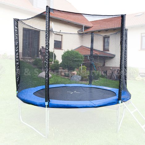 Sicherheitsnetz für 183cm Trampolin, ohne Pfosten für 6 Stangen