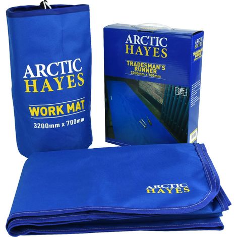 Tapis de travail antidérapant, imperméable et résistant aux produits chimiques (3200 mm x 700 mm), convient pour une utilisation en intérieur et en extérieur (1/4)
