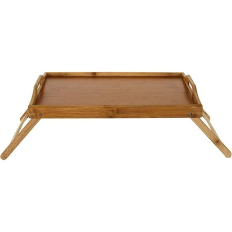 Plateau en Bambou Design "Dépliant" 45cm Beige (1/5)