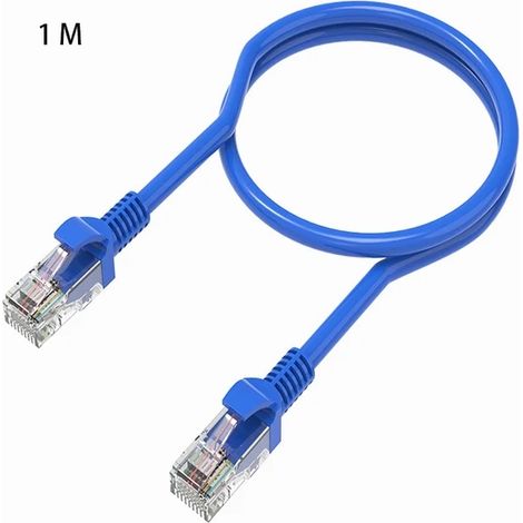 Câble Ethernet Cat5e étanche (1M), adapté aux systèmes de caméras IP, PoE et CCTV. (1/5)
