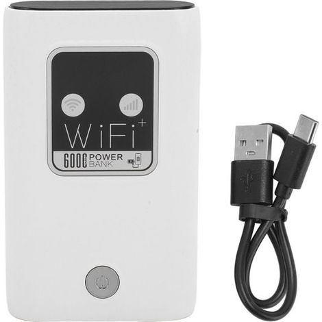 Routeur Wi-Fi USB 4G LTE 300 Mbps portable, point d'accès mobile avec emplacement pour carte SIM, idéal pour la voiture et l'extérieur. (1/5)