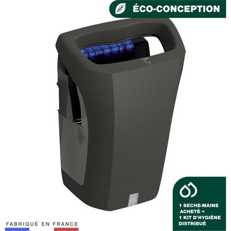 JVD - Sèche-Mains Stell'Air noir mat - Matériel professionnel