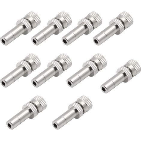 Lot de 10 buses de brumisation de 6 mm à connexion rapide pour le jardinage - 0,15 mm (1/5)