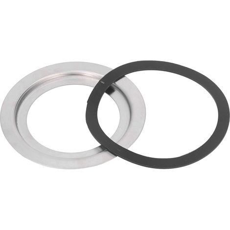 Adaptateur pour broyeur de déchets alimentaires de 140 mm, diamètre 140 à 110 mm, en acier inoxydable.