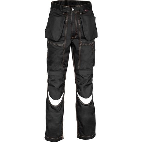 Pantalon de travail BRICKLAYER - Noir 4XL - FR (58) - EU (64)