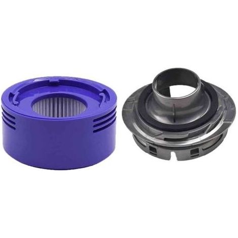 Kit de conversion de filtre HEPA pour aspirateurs Dyson V7/V8 : comprenant le couvercle du moteur arrière et le filtre arrière (1/4)