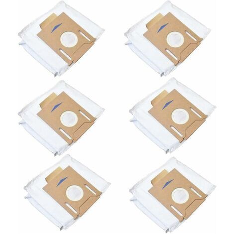 - Lot de 6 sacs d'aspirateur pour ECOVACS DEEBOT OZMO 920 950 T8 T8MAX T8Power T8Pro T8Plus T8AIVI T8 + T8 AIVI + N8, N8+, N8 Pro, N8 Pro+, T9, T9+DX93 DDX96 (1/5)