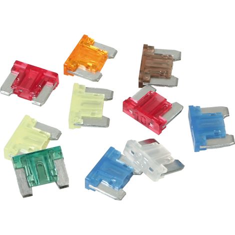Set 10 fusibili lamellari micro-low profile, 12/32V (1/3)