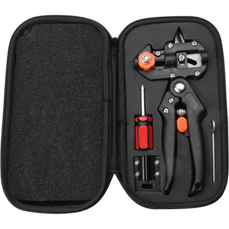 Ciseaux de Greffage Professionnel Ciseaux de Jardinage Pince à Greffer Les Arbres Kit de Greffe de Jardin (U-Cut, V-Cut & Ω-Cut) pour Arbre Fruitier Twig Vine (1/5)