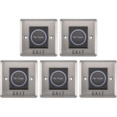 5X Capteur Infrarouge Interrupteur Aucun Contact Sans Contact Interrupteurs Bouton de Sortie Du Déclencheur de Porte (1/5)