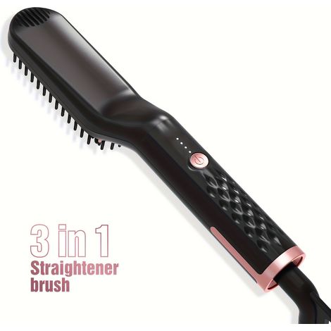 Lisseur MDUG, peigne lissant en céramique, peigne chauffant 35 W, prise européenne 220 V (1/5)