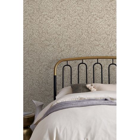 Papier peint Next Ditsy Leaf Neutral 1005 x 52cm Beige