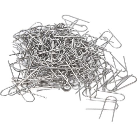 200 Anneaux de Saut en Fil Alliage Nickel Chrome, Crochets en U pour Pendentifs, Bijoux Céramiques et Fusion Verre (1/5)