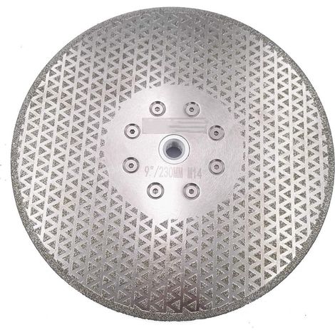 Disque diamant pour meuleuse 115 mm – Alésage M14 – Double face électroplaqué – Pour marbre, granit et carrelage (1/5)