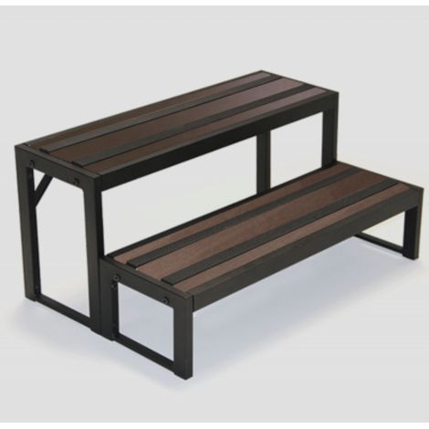 Villeroy & Boch Whirlpool Treppe Select Woodland Brown Whirlpooltreppe (1/5)