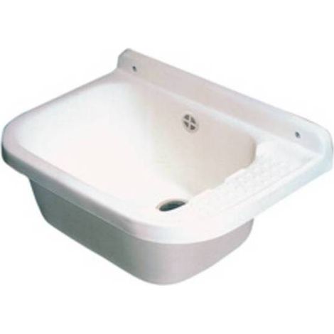 LAVATOIO RESINA A PARETE 50X35 CM C/SIFONE