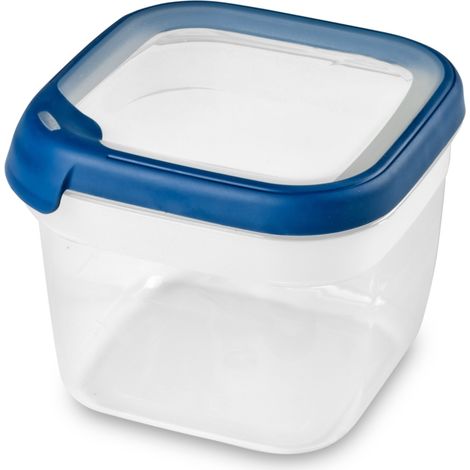 Curver Grand Chef Vershoudbak Vierkant 1,8L Transparant/Donkerblauw