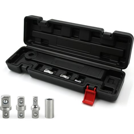 Barre extension clé noir + 4 adaptateurs boîte plastique (1/5)