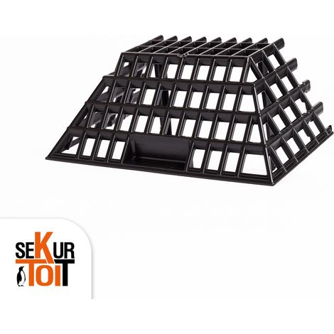 Crapaudine rectangulaire universelle - Toiture EPDM - SEKURTOIT (1/3)