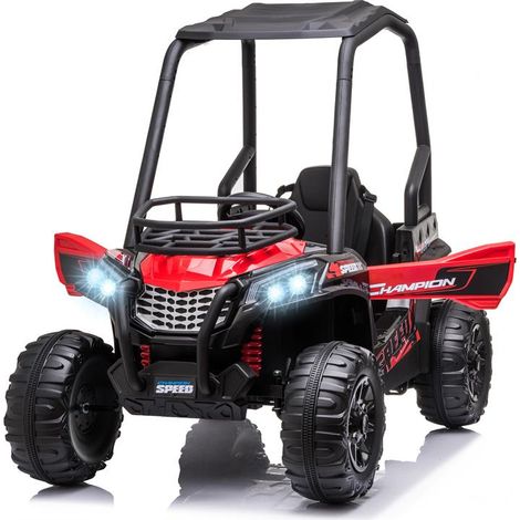 MACCHINA ELETTRICA PER BAMBINI 3-8 ANNI ELETTRICO MINI ROSSO E NERO (1/5)