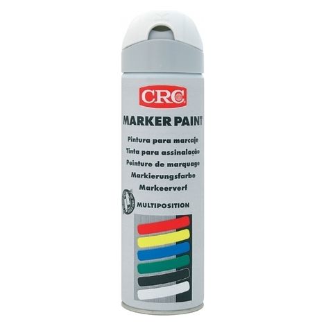 Peinture aérosol CRC MARKER PAINT, Bleu Fluorescent, 500ml ( Prix pour 1 ).Peinture multipositions pour marquage et signalisation manuelle. (1/5)