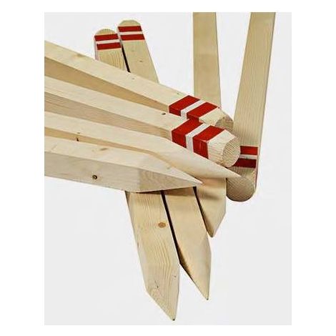 PICCHETTO IN LEGNO CON PUNTA 5X5XH100 CM - 10 pezzi