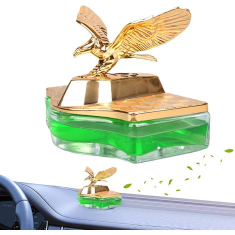 Décoration en forme d' Désodorisant de voiture Désodorisant en forme d' galvanisé avec 65 ml de parfum et taille de 9,4 cm Pour tableau de bord de voiture, décoration (1/5)
