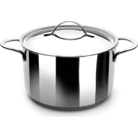 Marmite Ibili Noah argenté 20 cm acier inoxydable