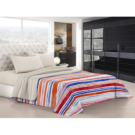 Couette d’été « Fantasy », Microfibre, strisce, 2 Places (1/3)