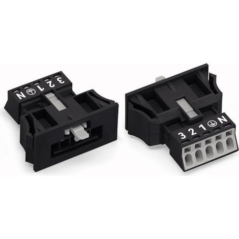 WAGO 890-715 M LE CONECTOR DE CORRIENTE DERECHO NÚMERO DE P LES: 5 16 A NEGRO 1 PZA(S)