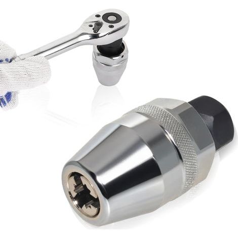 Extracteur de Goujon 3/8", Extracteur de Boulon Réglable pour 1/4 à 1/2 Pouce (6-13 mm), Démonte Goujon pour Vis Cassée, Boulons Rouillés, Peints, Endommagés et Cassés