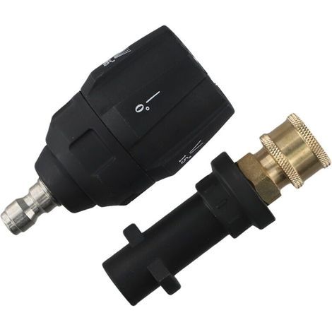 High-pressure cleaner accessory, efficient cleaning with 5-in-1 high-pressure cleaner nozzle attachments and quick-connect adapter for Karcher models, perfect fit for (1/4)