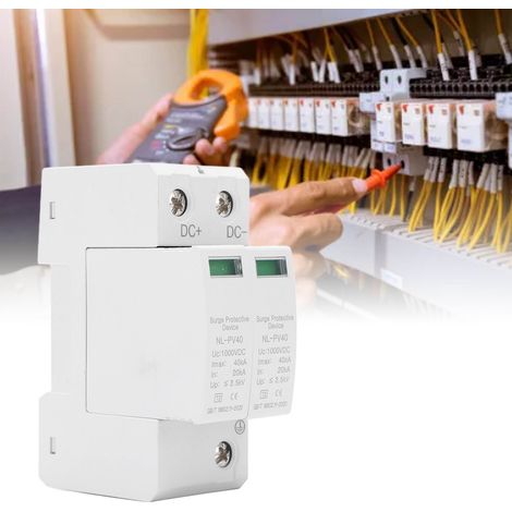 Parafoudre photovoltaïque CC NL-PV40 1000 V 20-40 kA/2P (1/5)