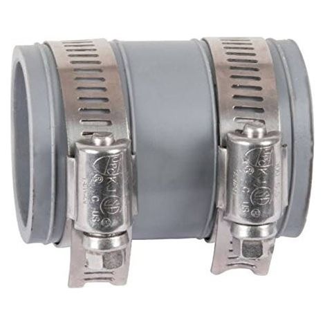 Interplast – Raccord d'évacuation PVC souple 50 à 56 mm – Multi-matériaux pour évacuation gravitaire – Étanchéité et flexibilité optimales (1/3)