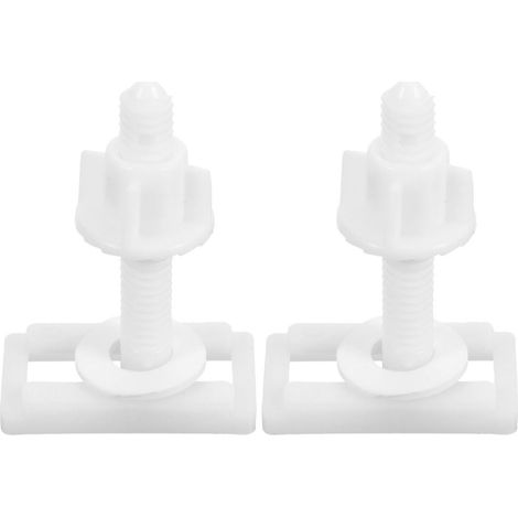 de vis pour abattant de WC en ABS 2 pièces blanc accessoires (1/5)