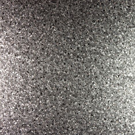 Vinyl Terrazzo Silver Anthracite Film Sticky Back Peel & Stick Self Adhesive (1/4)