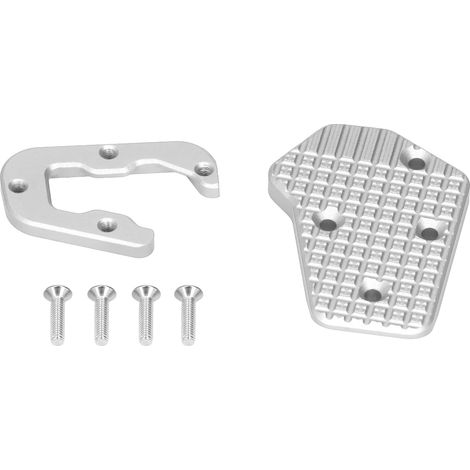Levier de frein arrière moto, pédale pied CNC en alliage d'aluminium, plaque d'extension élargie, remplacement pour F900XR 2020-2021, argent (1/5)