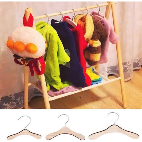 Lot de 10 cintres pour vêtements de chien et chaton, cadeau pratique pour les propriétaires d'animaux - M (1/4)