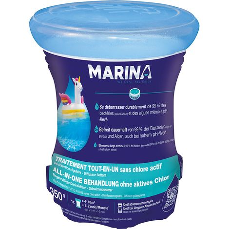 Traitement tout-en-un sans chlore en diffuseur flottant pour 4 à 10 m³ - Marina