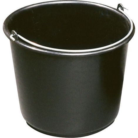 Eimer ReCycled® 5 Liter, Bau, Kunststoff, schwarz