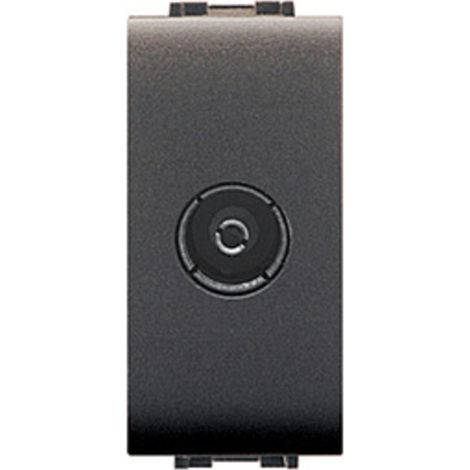 LIFE 4048/1 PRESA COASSIALE TV DIRETTA GRIGIO ANTR- ELETTROCANALI- 12,0 pz